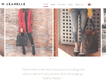 Tablet Screenshot of leanelle.com